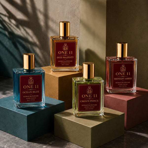 FOUR DISTINCT SCENTS. ONE POWERFUL SIGNATURE.