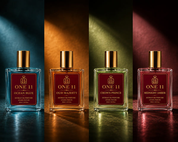 FOUR DISTINCT SCENTS. ONE POWERFUL SIGNATURE.